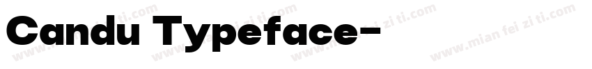 Candu Typeface字体转换